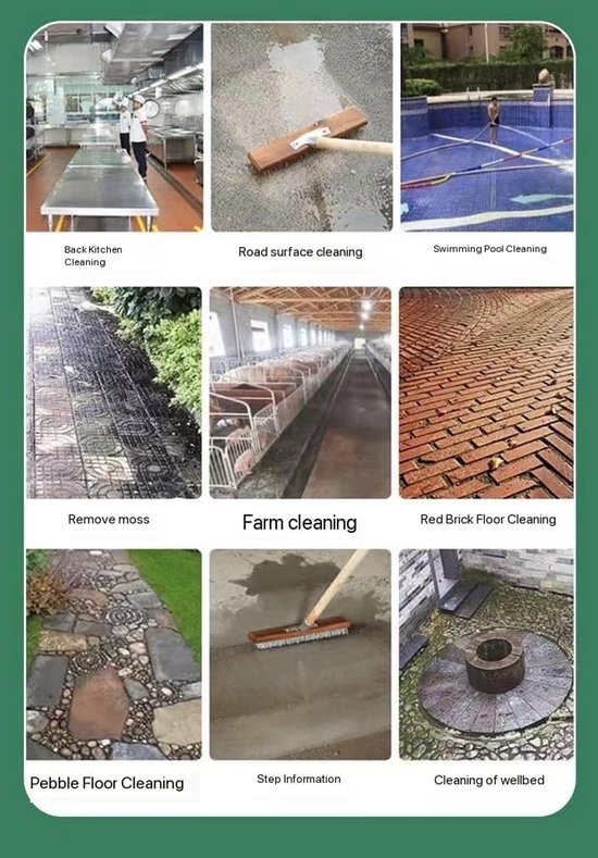 Onkruidborstelkop voor Terras en Blokbestrating met Schraper en Beugel van Merkloos	 — afbeelding 4