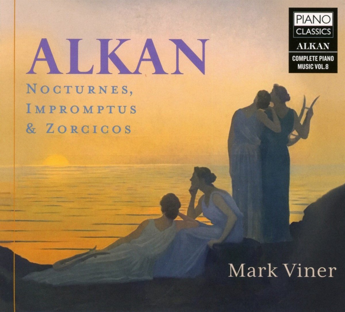 Mark Viner - Alkan: Nocturnes, Impromptus & Zorcicos, Vol.8 (CD)