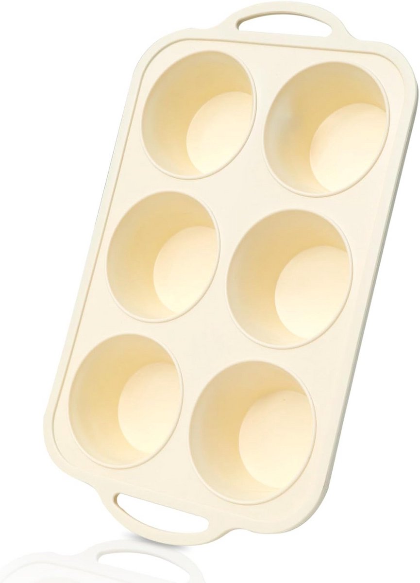 Muffin Bakvorm voor 6 Stuks, Flexibel en Hittebestendig