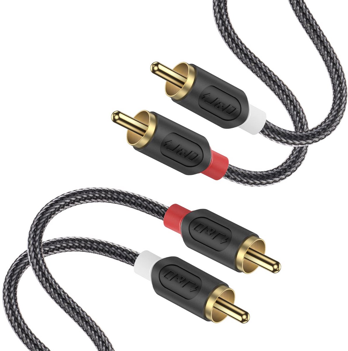 Stereo RCA Audiokabel - 2x RCA Mannelijk naar 2x RCA Mannelijk - 0,9 Meter