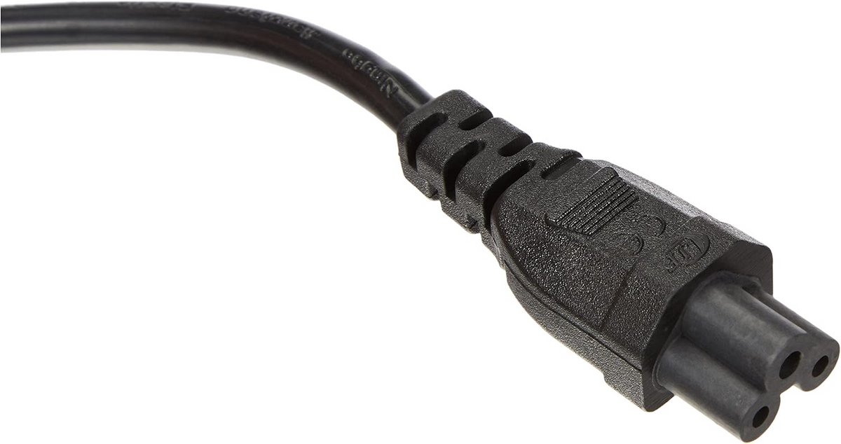 Elektrische Stroomkabel 1,8 Meter Zwart met IEC 23-16 Connector