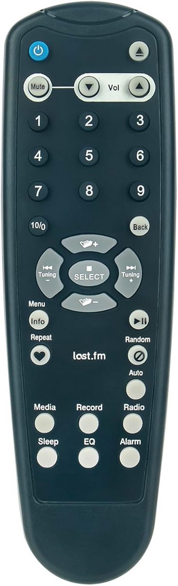Vervangende Afstandsbediening voor DAB Digitale Klokradio Systemen