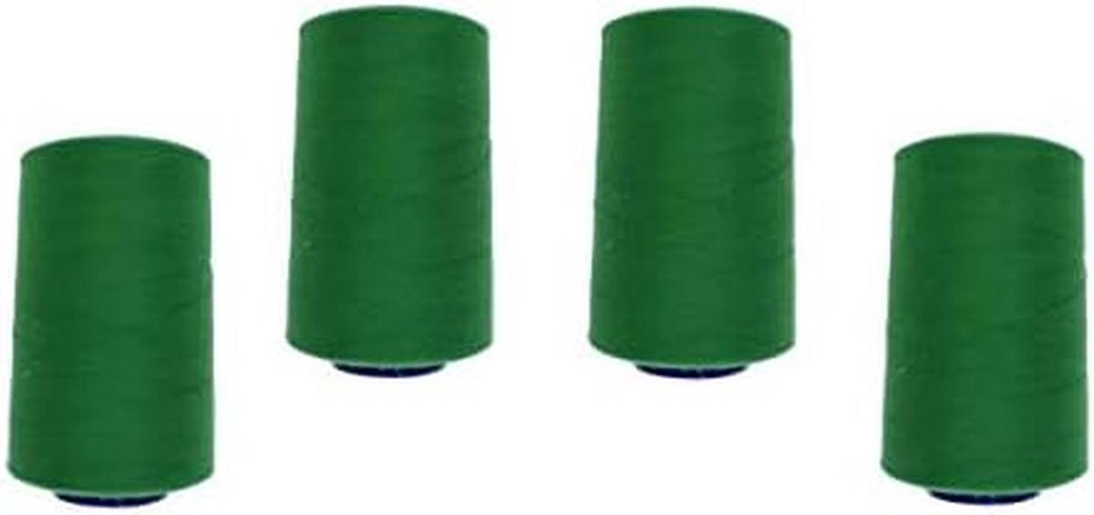 Set van 4 Kegels Overlock Garen Polyester 120 – Naaigaren voor Overlockmachines