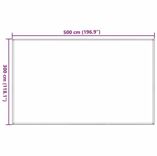 Groot Campingtapijt Buitenmat Tenttapijt Antraciet 300x500 cm — afbeelding 3