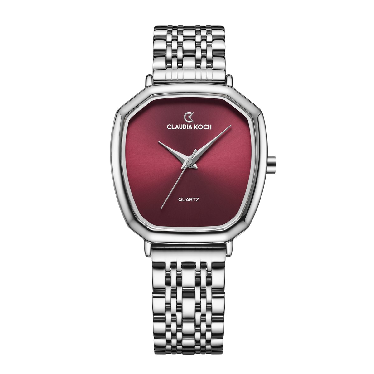 CK Harmony - Silver with Wine Red Dial - ClaudiaKoch Watches CK 4378