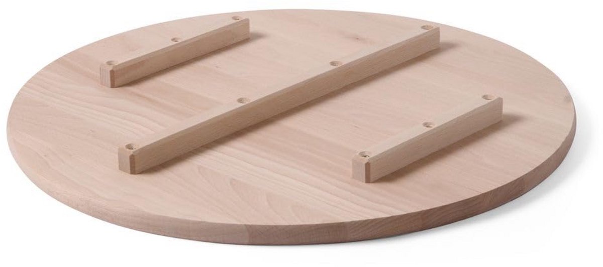 Ronde Houten Pizza Plank met Snijgroeven - 45 cm Diameter