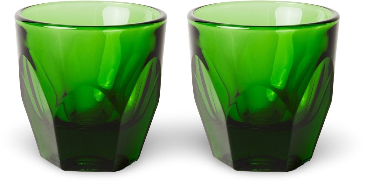 notNeutral Vero Cappuccino Glas - 180ml - Emerald- Set van 2 glazen
