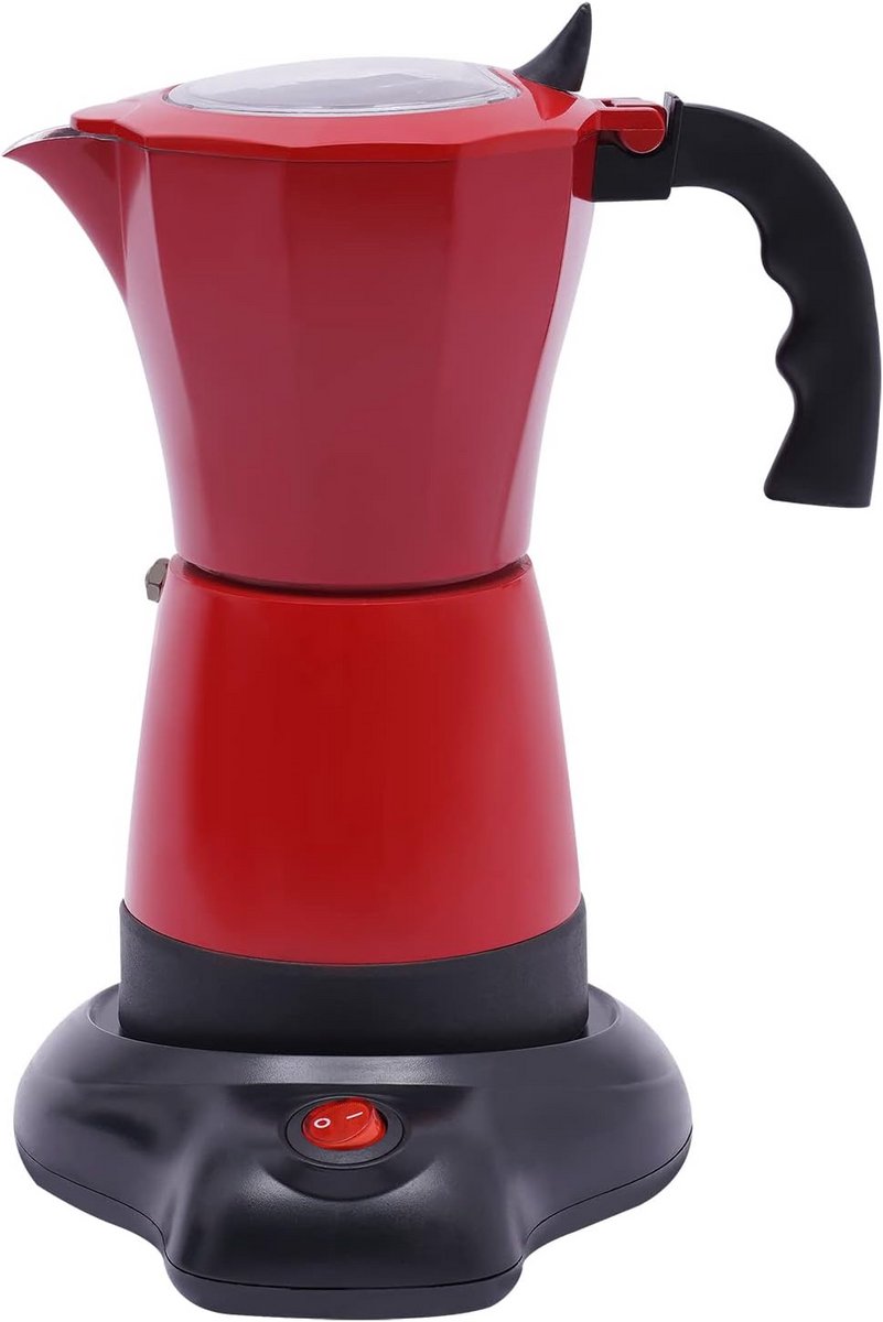 Elektrische Espressopot voor Thuis en Kantoor - 6 Kopjes