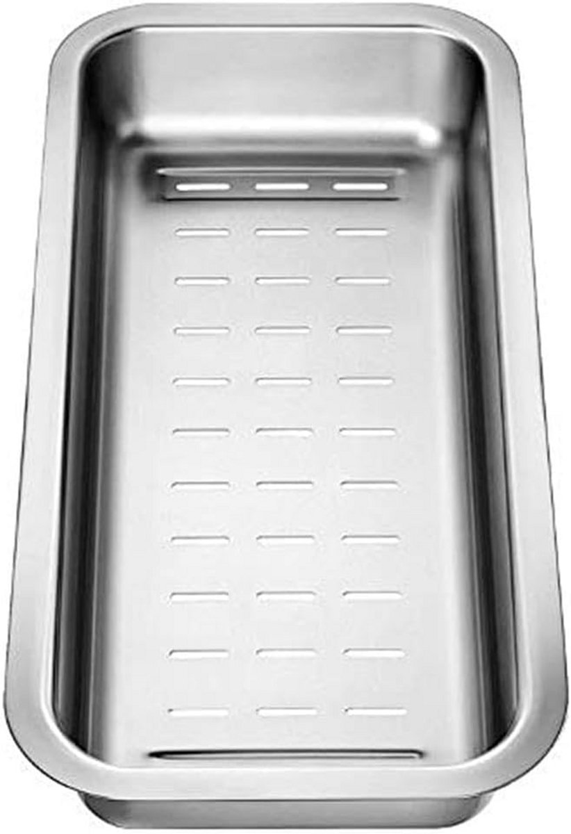 Multifunctionele RVS Spoelbak Inzetbak voor Keukenspoelbakken 361 x 167 mm