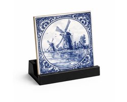 Tegelhouder – Kunststof Standaard voor Keramische Tegels – Display Houder – Zwart