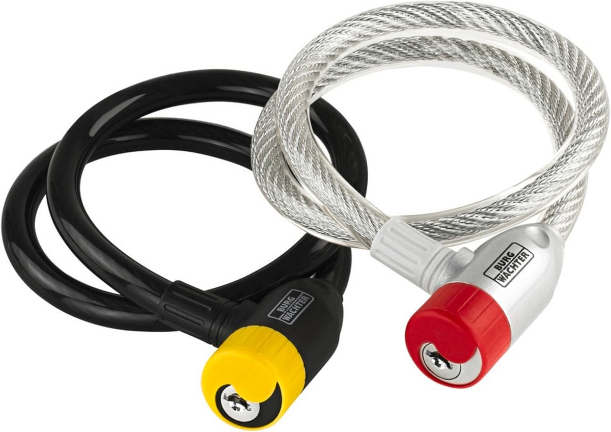 Sterk Spiraalkabelslot voor Fietsen met Verlichte Sleutel - 65 cm