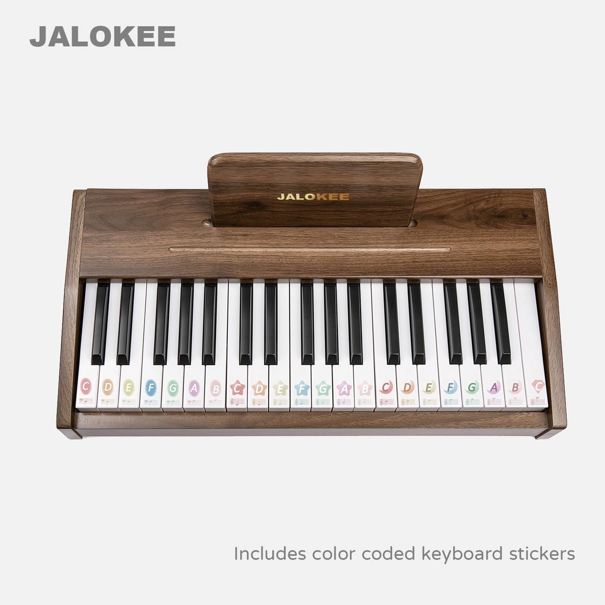Houten Kinderpiano met 37 Toetsen - Digitaal Muziekinstrument voor Jongens en Meisjes vanaf 3 Jaar