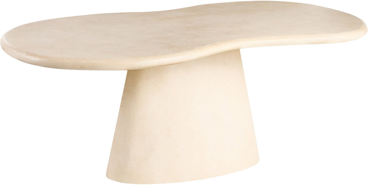 SPOLETO - Tuin eettafel - Beige - 200 x 110 cm - Magnesiumoxide