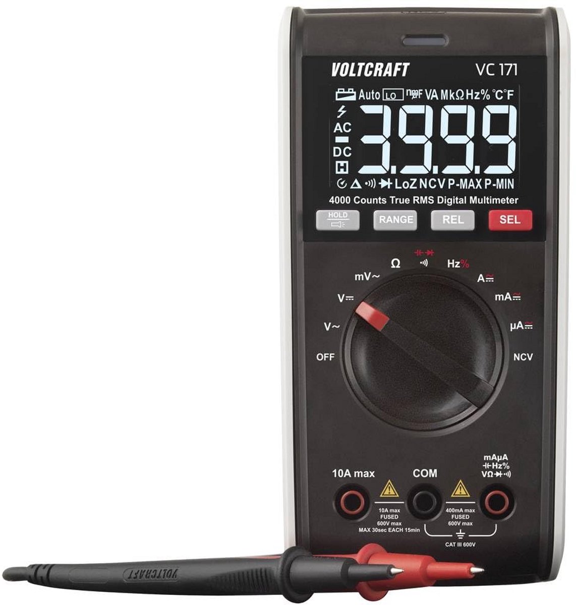 Digitale Multimeter CAT III 600V met 4000 Tellingen Display