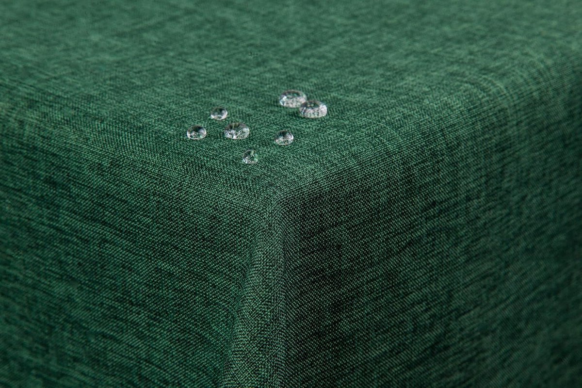 Wasbare Tafelkleed 130x160 cm Wit met Lotus Effect en Rechte Rand