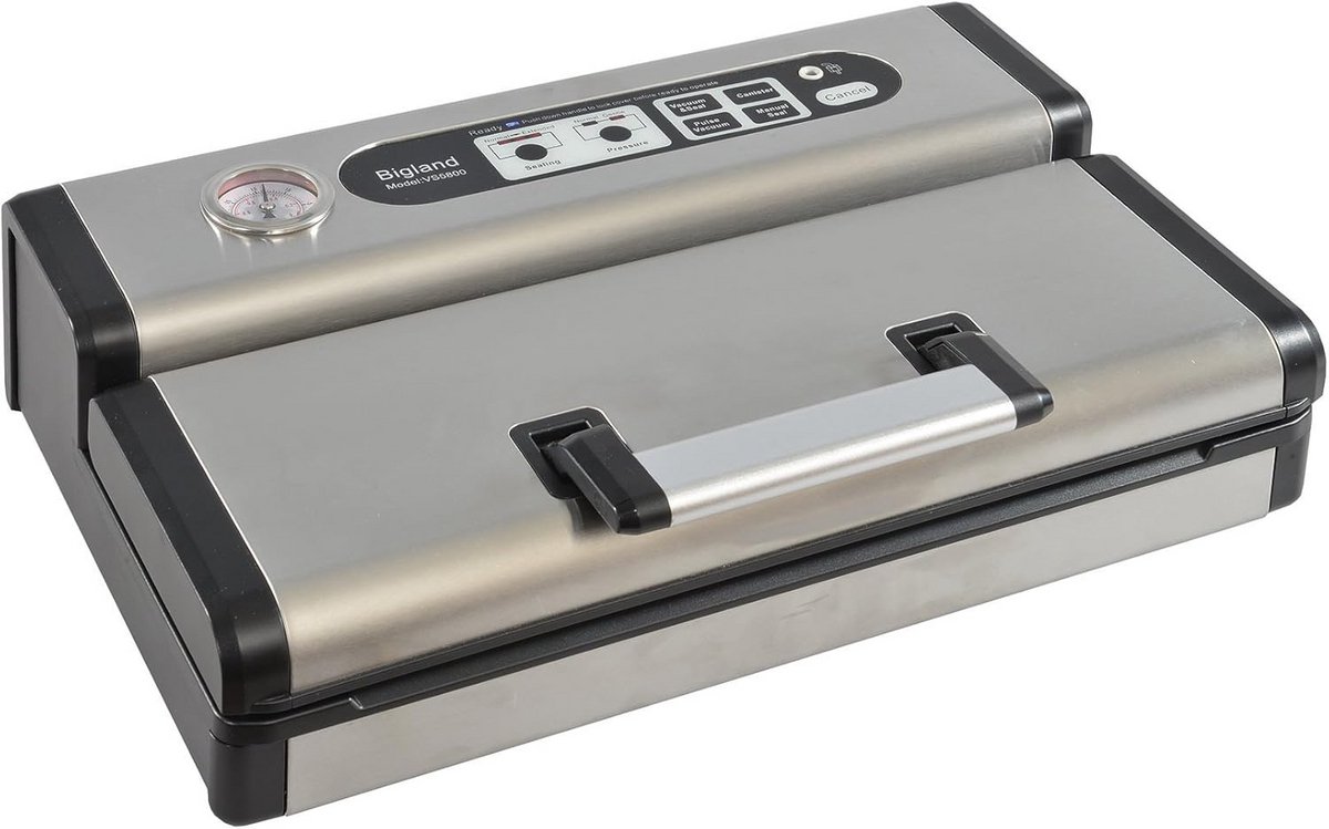 Vacuümmachine voor Voedsel, RVS, 130W - Voor Langere Houdbaarheid