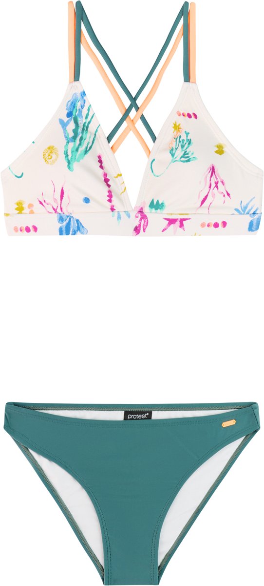 Protest PRTSol JR Bikini set Meisjes Normale pasvorm Uitneembare vulling Laurelgreen