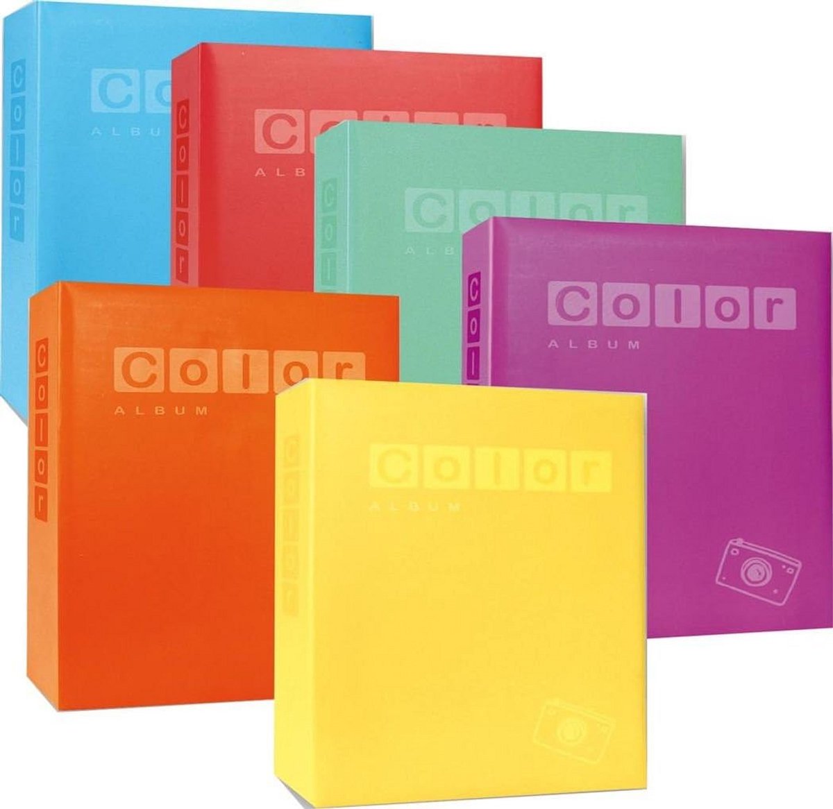 Fotoalbum voor 200 Foto's 13x19 cm in Pastelkleur