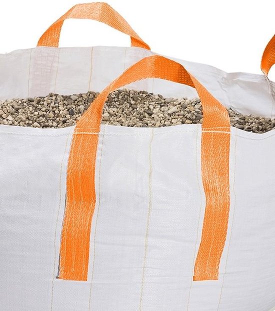 Lot de 5 sacs | Big Bag Vide 0.25m³ | Sac GRVS 65x65x65cm | Sac résistant | 4 sangles croisées