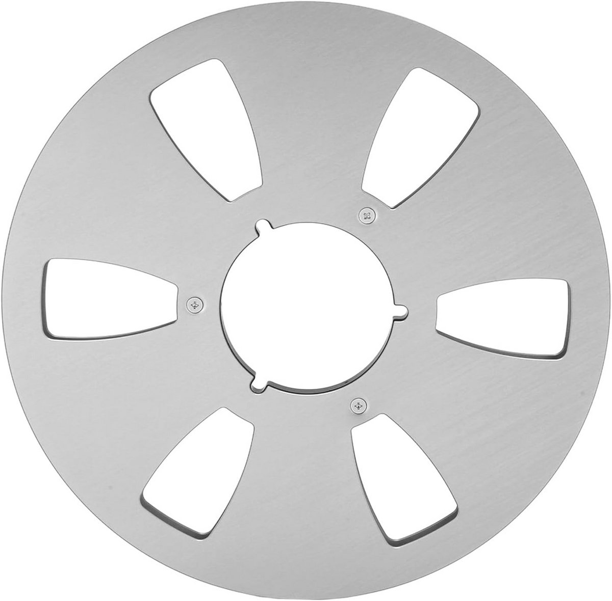 10 Inch Lege Tape Spoel voor Reel-to-Reel Spelers, 6 Gaten Aluminium Opnameband Spoel