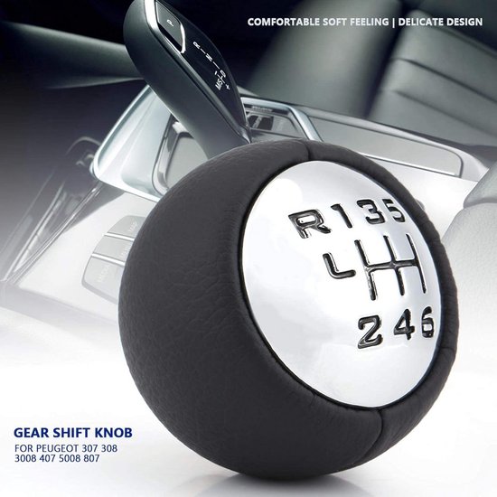 6-Speed Versnellingspookknop Handgeschakeld Auto voor Compact & Sedan Modellen — afbeelding 3
