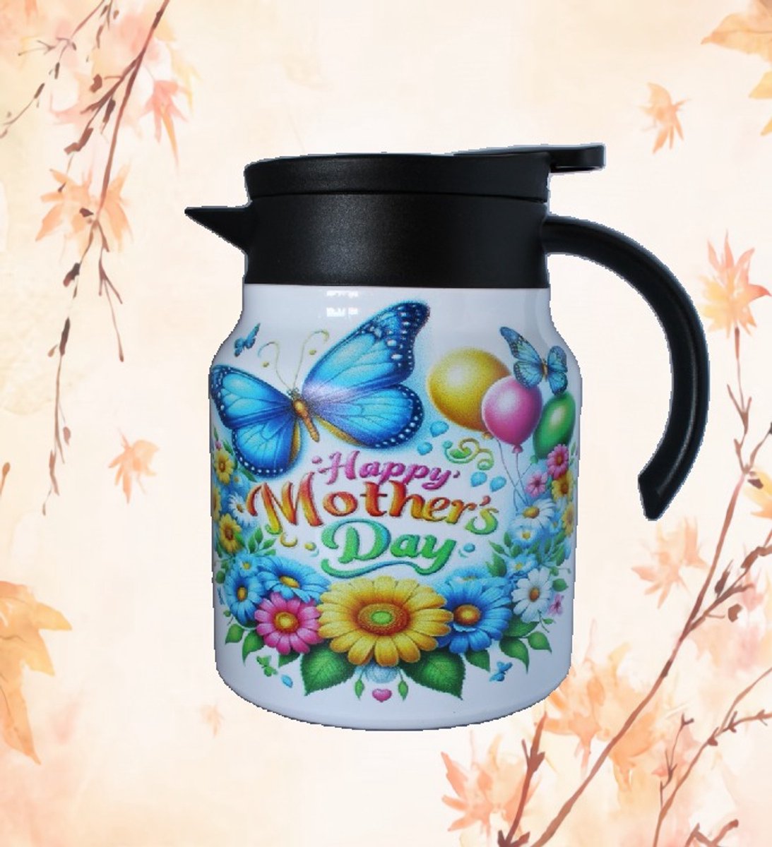Theepot - thermos - theepot met filter - thermoskan - koffie - theekan - moederdag
