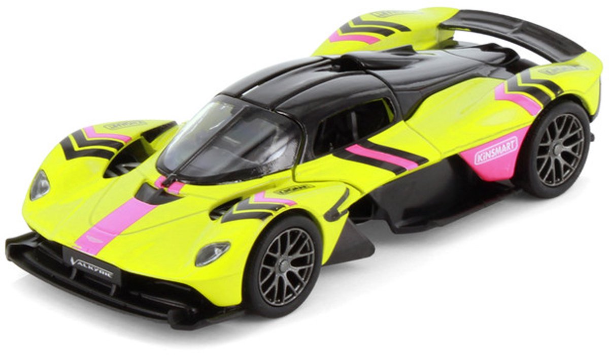Aston Martin Valkyrie Livery Edition verkoop per stuk verkrijgbaar in 4 kleuren ASSTD - Kinsmart 5470DF - 1/36 Diecast Model Toy Cars