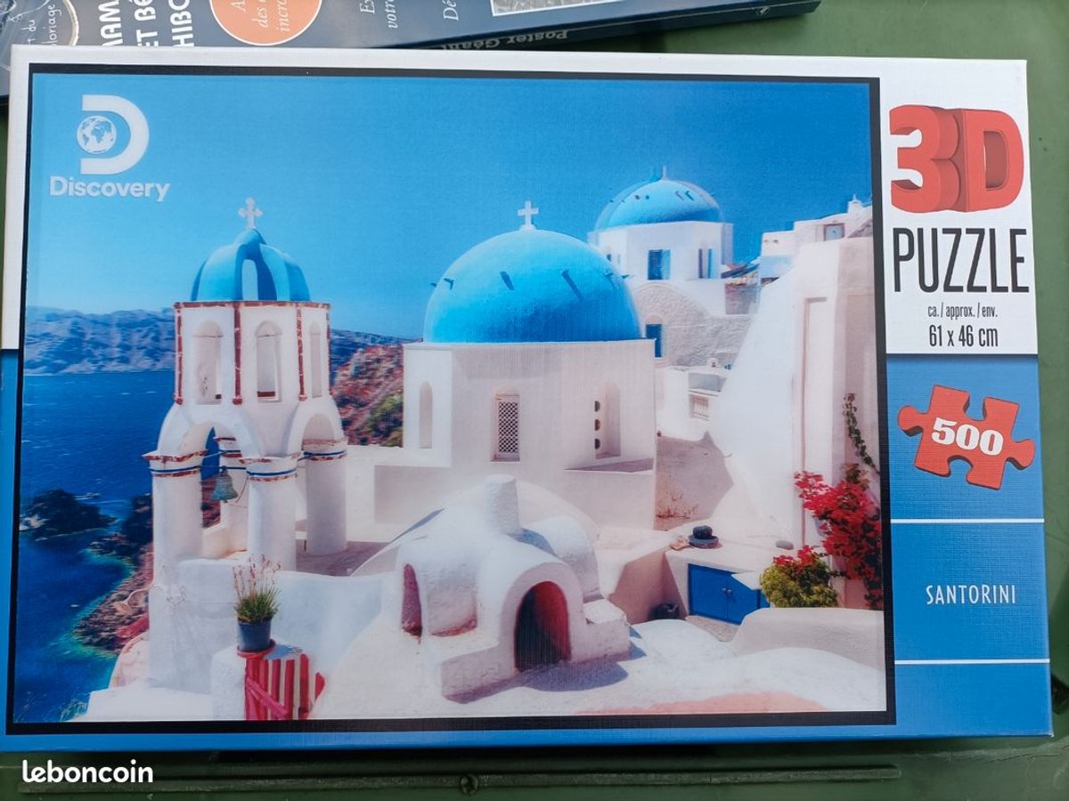 Puzzle 3D Santorini 500 Stukjes Discovery