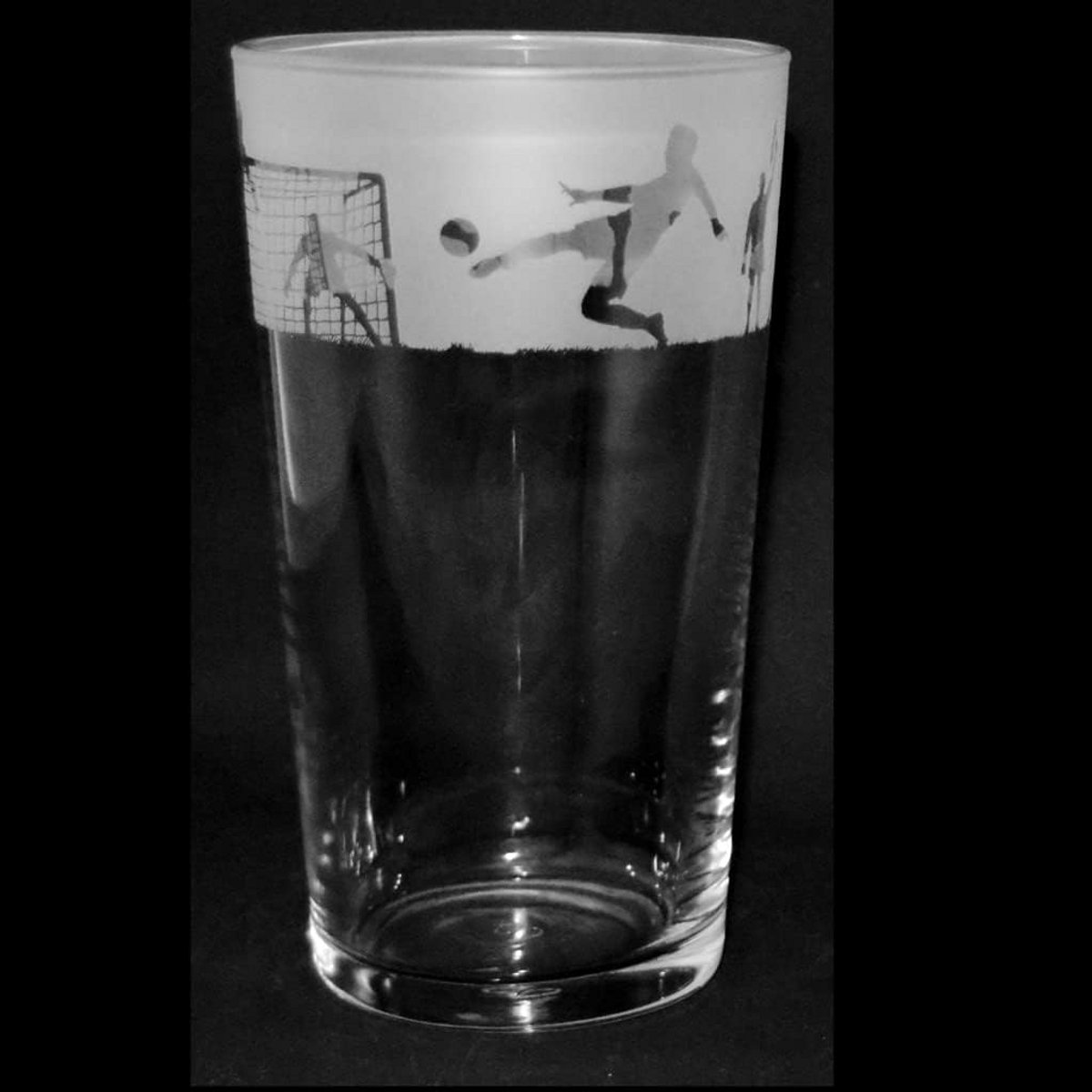 Voetbal Bierglas met Uniek Scène Ontwerp
