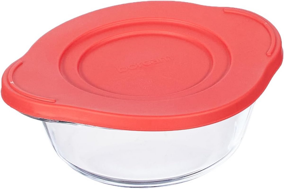 Ronde Ovenschaal met Deksel Glas 16 cm Hittebestendig Koken en Serveren