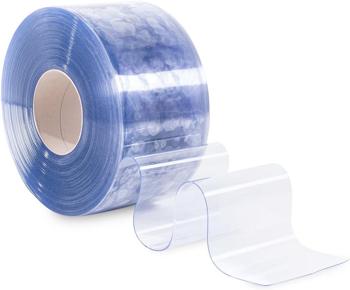 PVC Lamellen Gordijn 20 cm Breed - Transparant Lamellengordijn per Meter