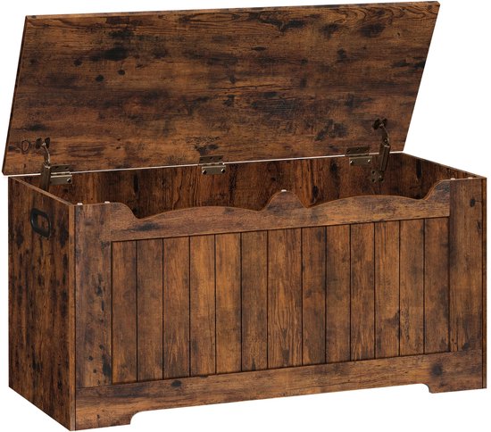 Houten Kist Met Deksel En Slot