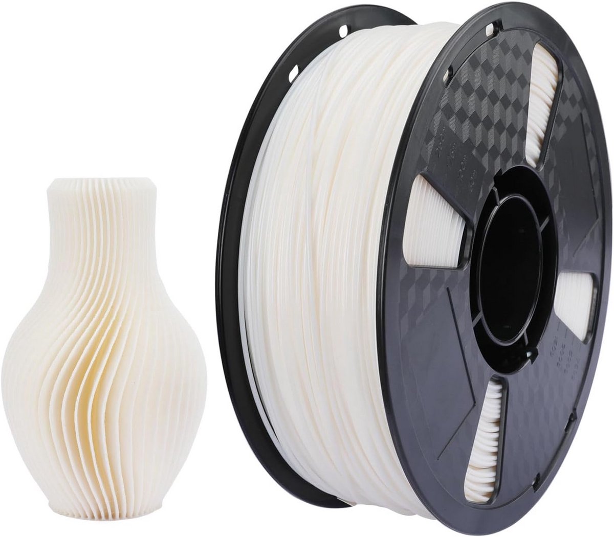 Flexibel 3D Printer Filament TPE 1.75mm 1kg Natuurwit Hoge Kwaliteit