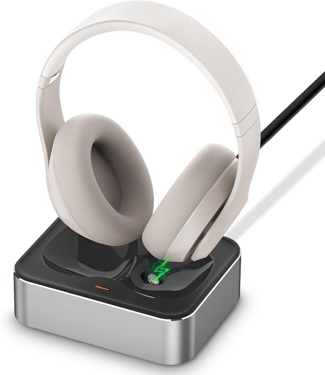 Magnetisch Oplaadstation voor Hoofdtelefoons met Dubbele USB-Aansluiting