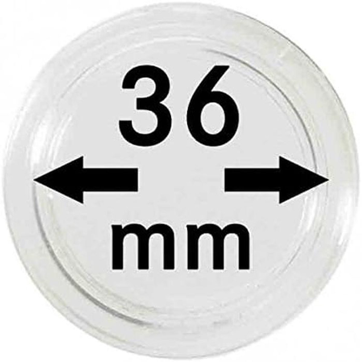 Ronde Munt Capsules Intern Ø 36 mm - Set van 10