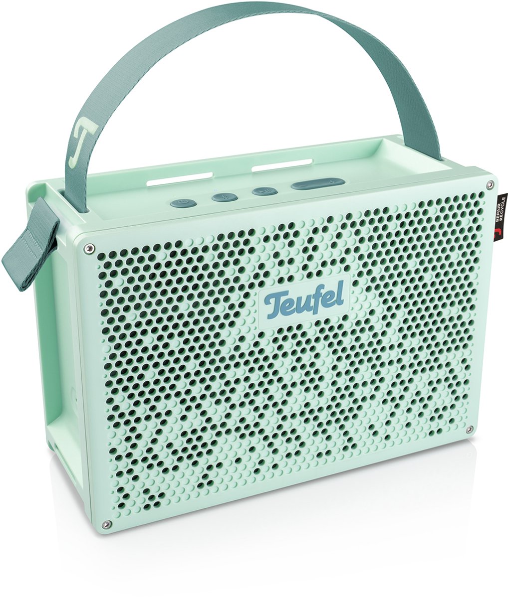 Teufel MYND - Portable bluetooth stereospeaker - Waterdicht IPX67, Tot 42 uur batterij - light mint