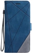 Hoesje geschikt voor Samsung Galaxy A56 - Bookcase - Pasjeshouder - Portemonnee - Patroon - Kunstleer - Blauw