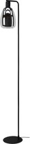 EGLO Chelvey Vloerlamp - Staande lamp - E27(excl.) - 150,5 cm - smoke Glas - Zwart