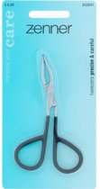 Zenner precisie pincet - tweezers precise & careful - met handvat - pincetschaar