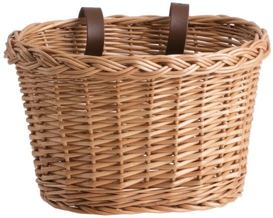 Kleine fietsmand - fietsmand vooraan van wilgentenen | handgevlochten met | deksel en schouderriem, mand van rotan voor stuur voor mand Kleine fietsmand - fietsmand vooraan van wilgentenen | handgevlochten met | deksel en schouderriem, mand van rotan voor stuur voor mand