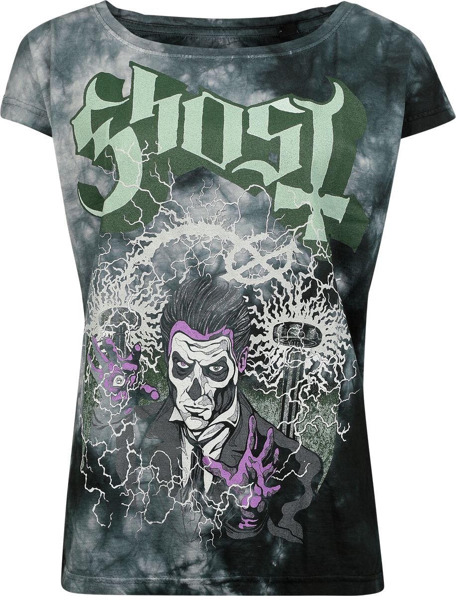 Ghost Electryfing Dames T-shirt - meerkleurig - L