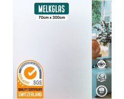Homewell Raamfolie HR++ 70x300cm - Zonwerend & Isolerend - Anti inkijk - Statisch - Melkglas