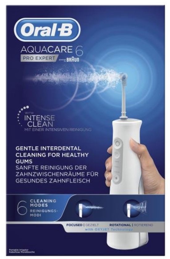 Oral-B Monddouche AquaCare - Serie 6 - Oxyjet technologie - 3 ...