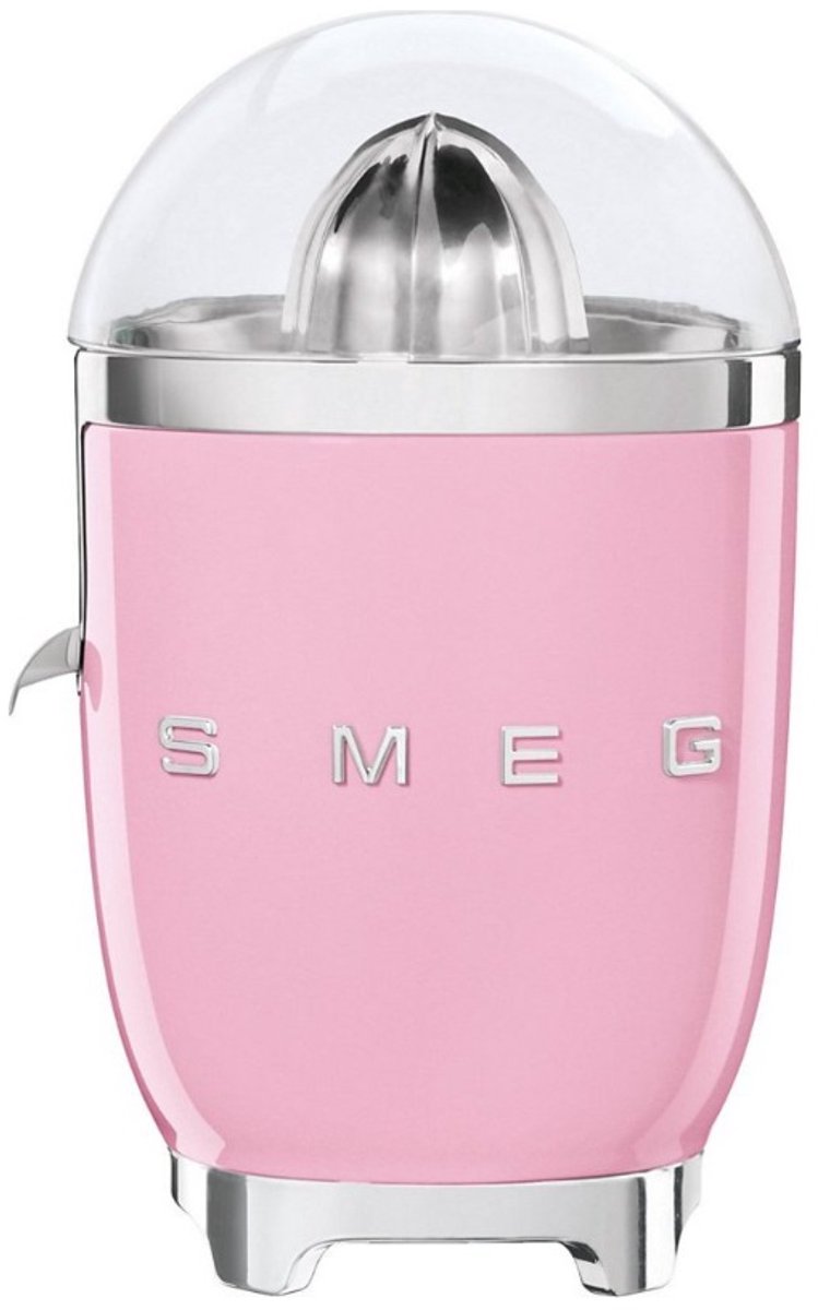 SMEG CJF11PKEU Citruspers - Elektrische Citruspers - 70W - RVS Filter - Antidruppelsysteem - Automatische Start/Stop - '50s Style - Roze thumbnail 5