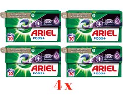 4x Ariel All-in-1 Pods+ Wasmiddelcapsules Vleugje Lenor Frisheid 20 stuks