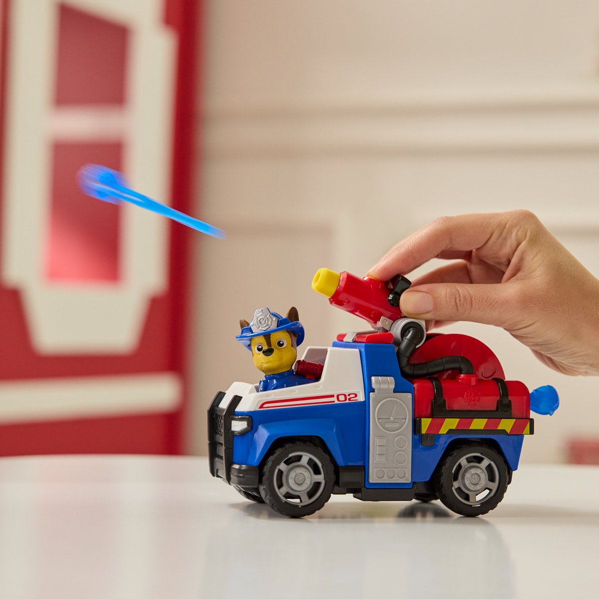 PAW Patrol - Brandweerredding - Chase Politieauto - Speelgoedauto met speelfiguur — afbeelding 13
