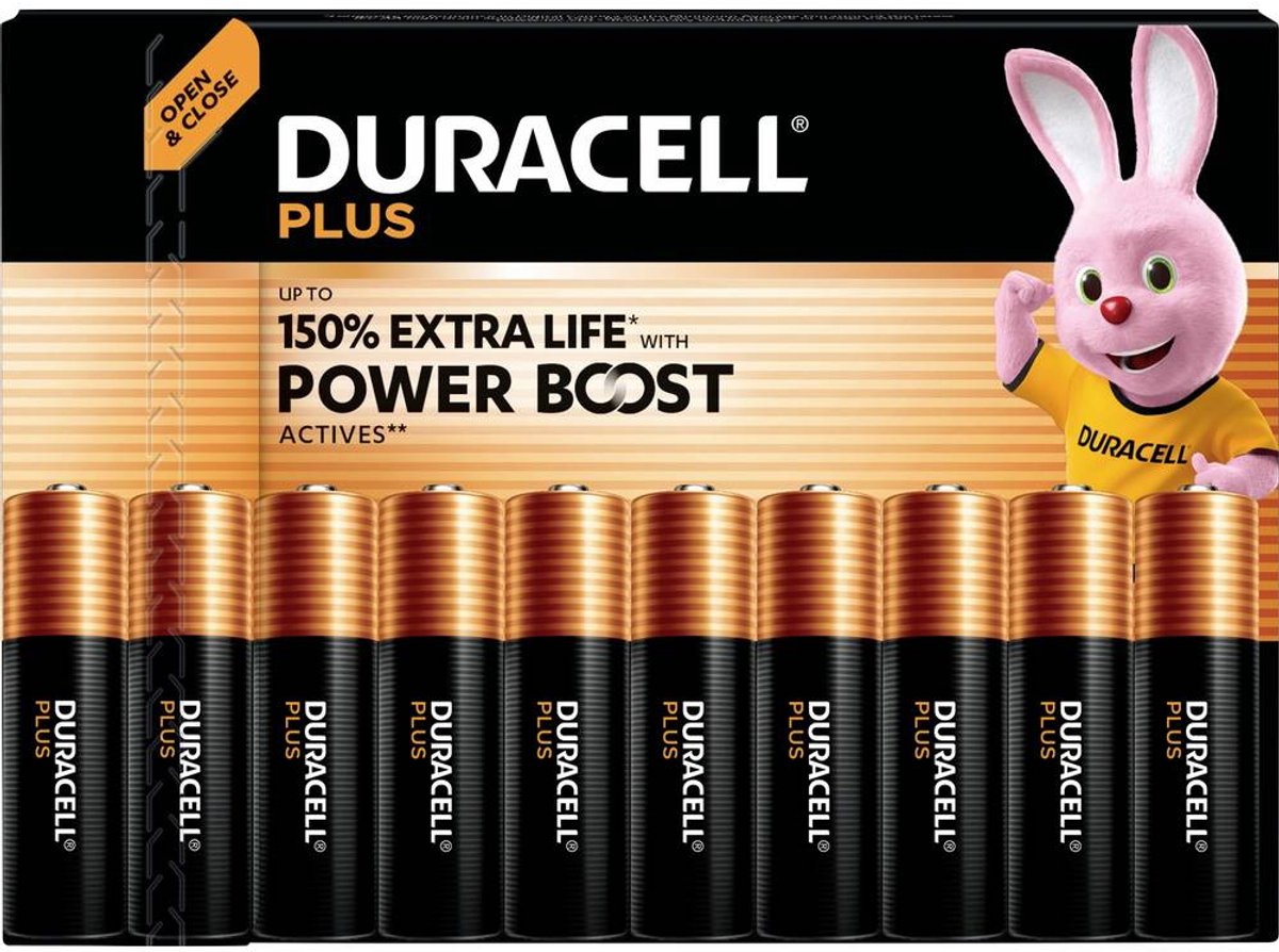 Duracell Plus Power Boost AA batterij (penlite) 1.5 V 40 stuk(s)