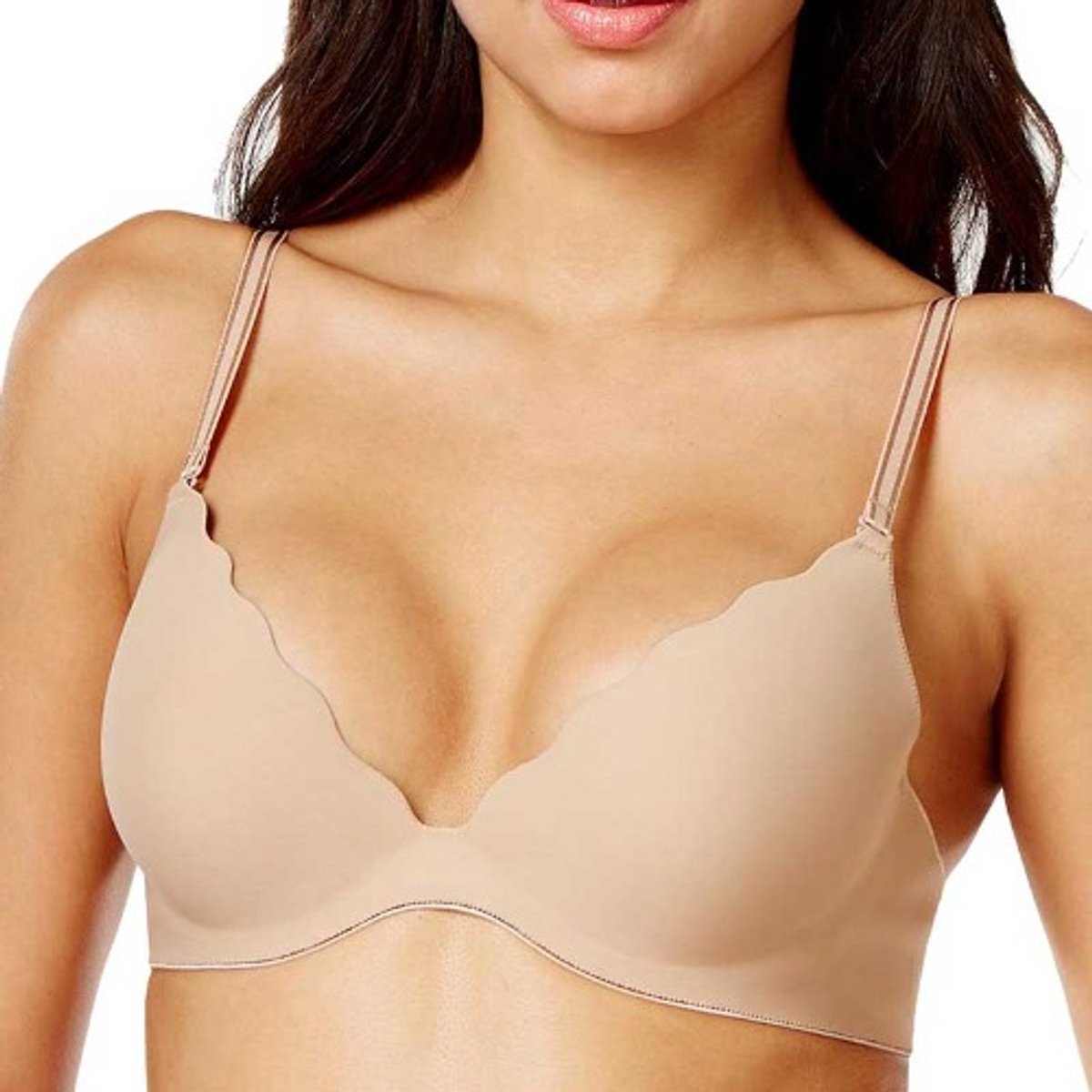 B.tempt'd Wow'd Push-Up Beha beige Maat 70E