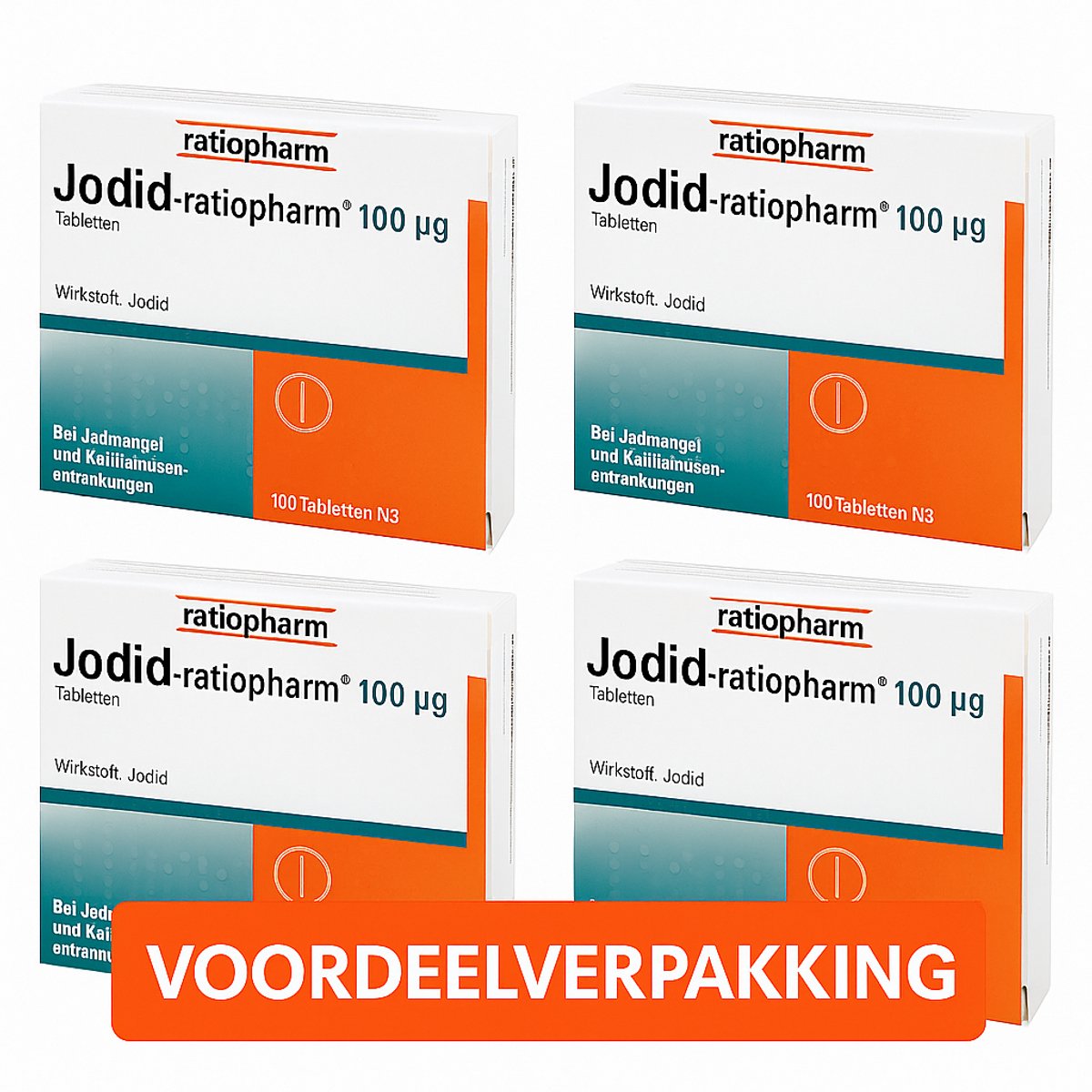 Goedkoopste Hardloper JODID (Jodium) 400 Tabletten Voordeelpak van 400 jodium tabletten | Jodium tabletten straling | Jodium pillen | geschikt voor noodpakketten