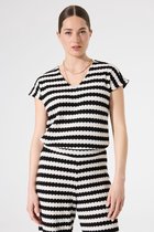 GARCIA Dames Effen T-shirt Zwart Sleeveless